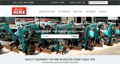 Desktop Screenshot of camdenhire.com.au